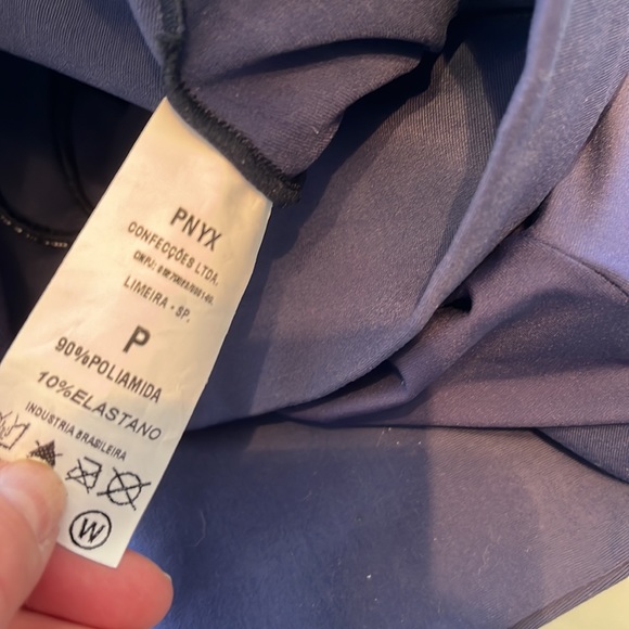 Woman’s legging pnyx navy blue size small made in Brazil - Picture 6 of 6
